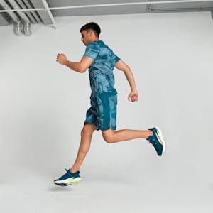 RUN FAV VELOCITY Men's Printed 7" Running Shorts, Ocean Tropic, extralarge-IND